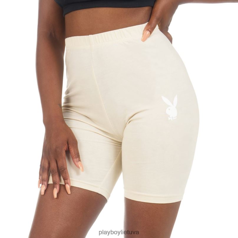 dviračių šortai su logotipu originalus Playboy moterys apranga 64RVB1272