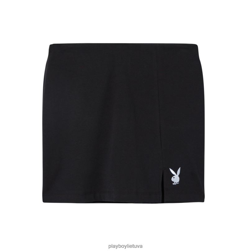 skeltu sijonu juodas Playboy moterys apranga 64RVB1229