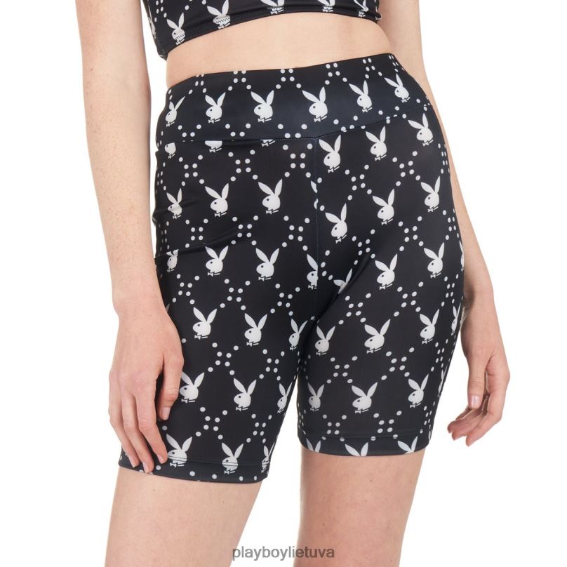 triušio galva dviračiu trumpas juodas Playboy moterys apranga 64RVB1305