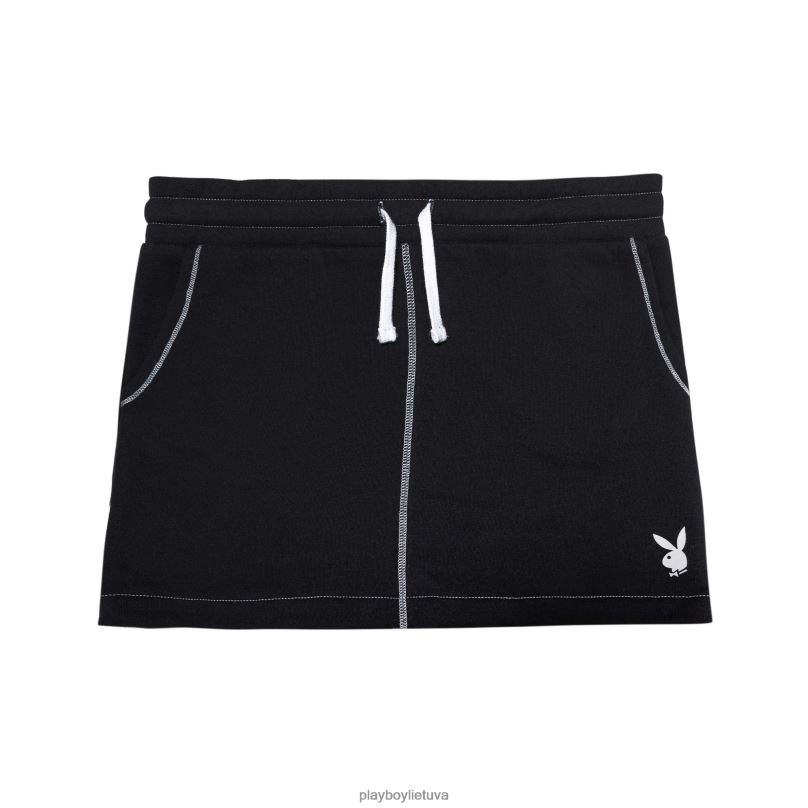 universiteto mini sijonas antracitas Playboy moterys apranga 64RVB1220