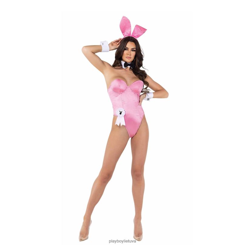 zuikis - 8vnt rinkinys rožinis Playboy moterys apranga 64RVB1343