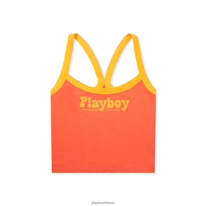 Racerback tanko viršus originalus Playboy moterys apranga 64RVB1050