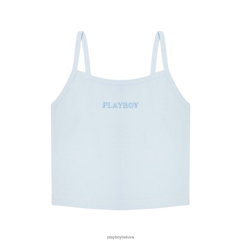 briaunotas kumštelio viršus Ledinis vanduo Playboy moterys apranga 64RVB980