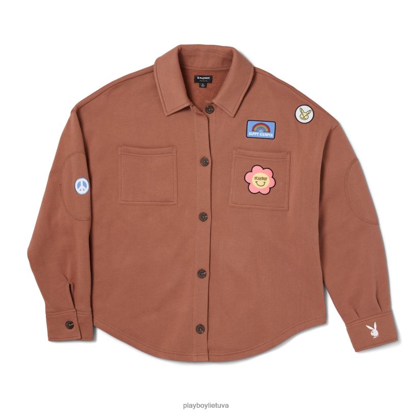 stovyklos sagomis nuleidžiami marškiniai gilė Playboy moterys apranga 64RVB991