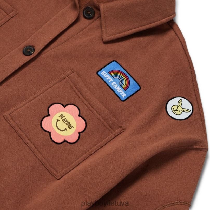 stovyklos sagomis nuleidžiami marškiniai gilė Playboy moterys apranga 64RVB991