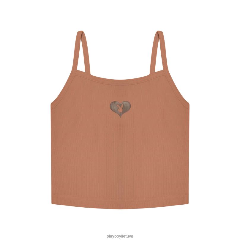 zuikio širdele surištas kumštelio viršus bebro kailis Playboy moterys apranga 64RVB1040