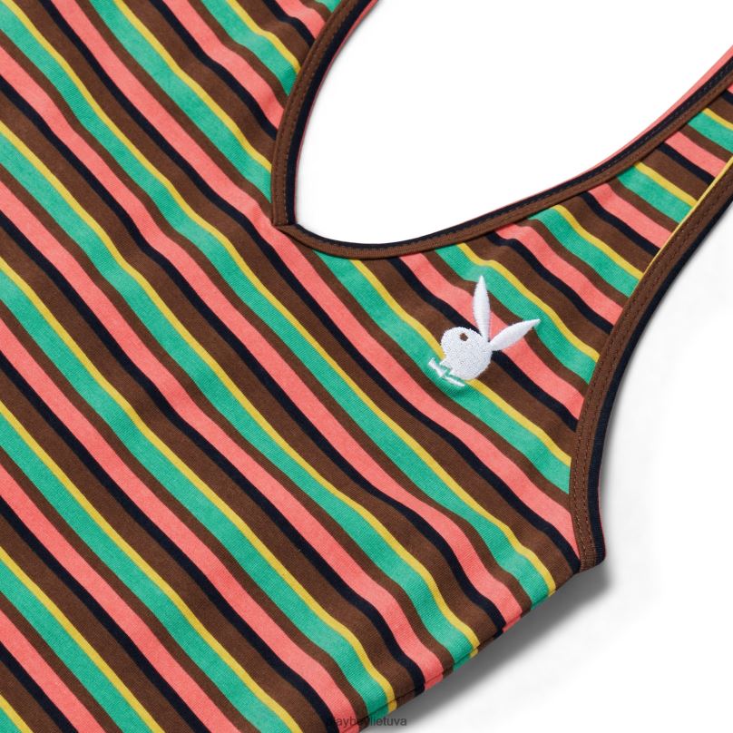 Besiūlė mini suknelė su apynasriu keli Playboy moterys apranga 64RVB1024