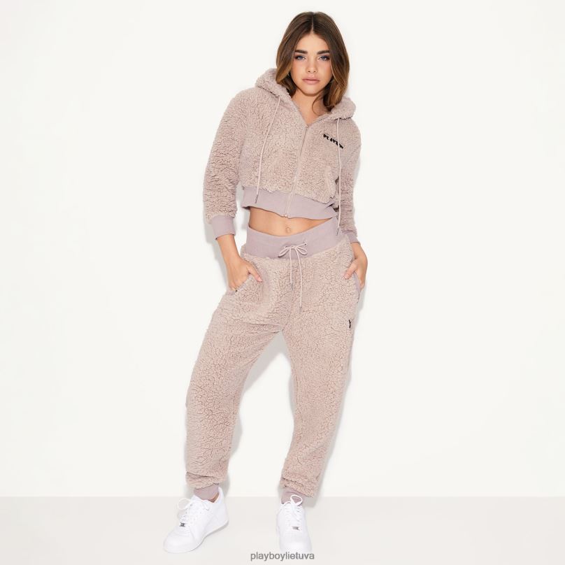 sherpa džemperis moka Playboy moterys apranga 64RVB1065