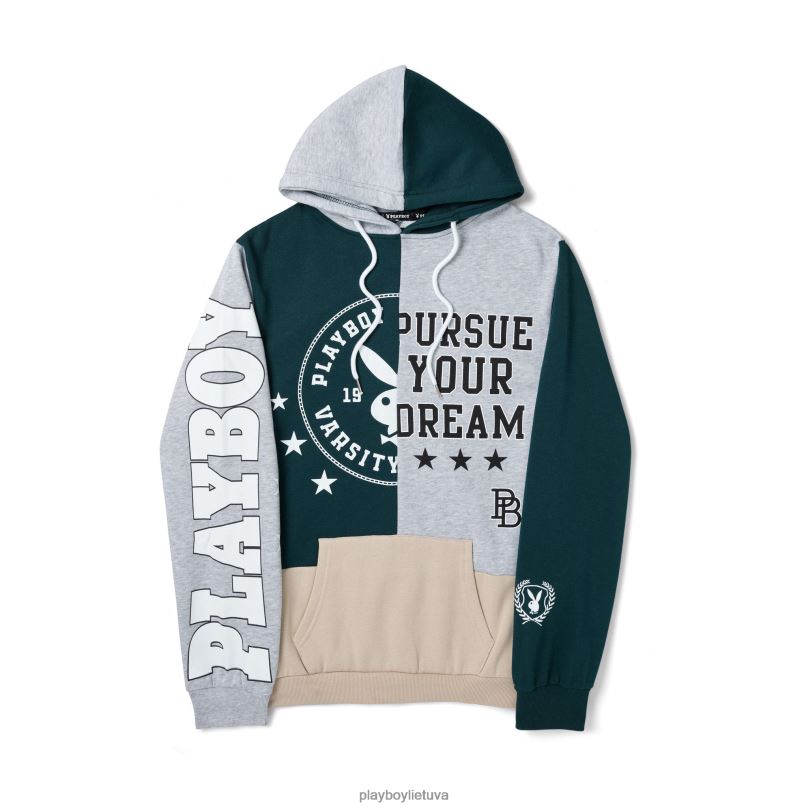 universiteto džemperis žalias Playboy moterys apranga 64RVB1136