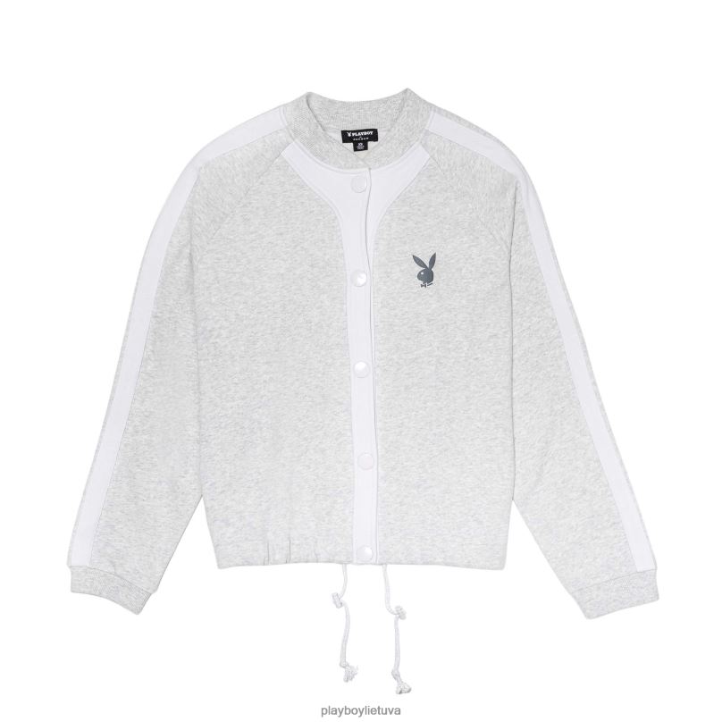 zuikio bombonešio striukė viržių pilka Playboy moterys apranga 64RVB1112