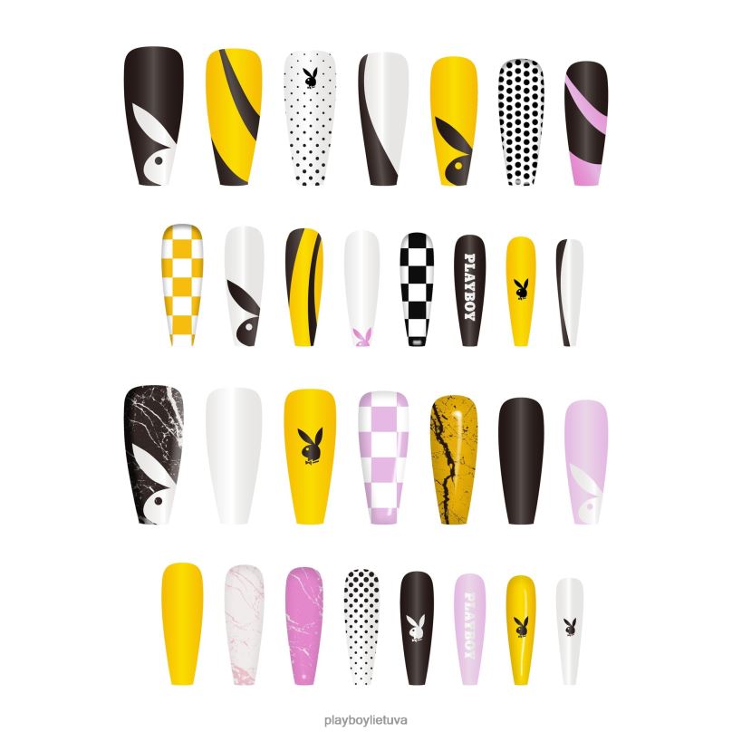 prispaudžiami nagai originalus Playboy moterys priedas 64RVB1589