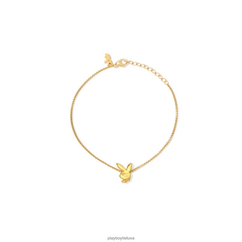 zuikio grandinėlės apyrankė auksas Playboy moterys priedas 64RVB1633