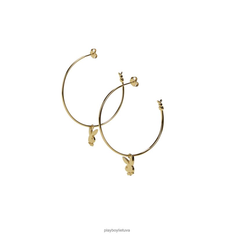 zuikio lankeliai auksas Playboy moterys priedas 64RVB1634