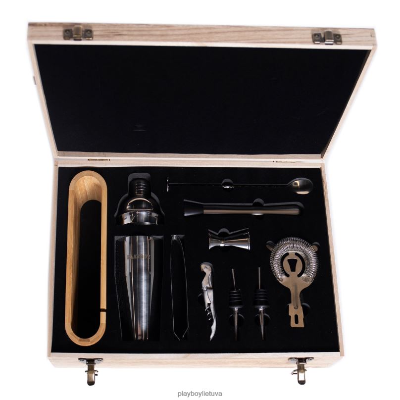 10 dalių baro komplektas originalus Playboy unisex priedas 64RVB908