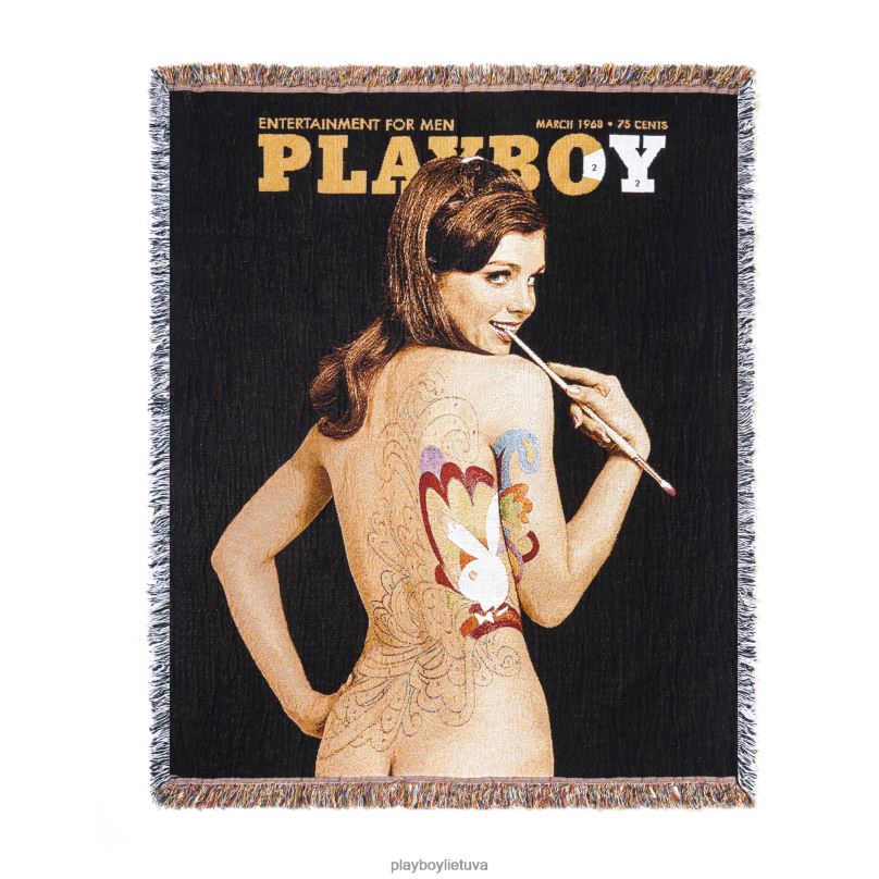1968 m. kovo mėn. antklodė originalus Playboy unisex priedas 64RVB912