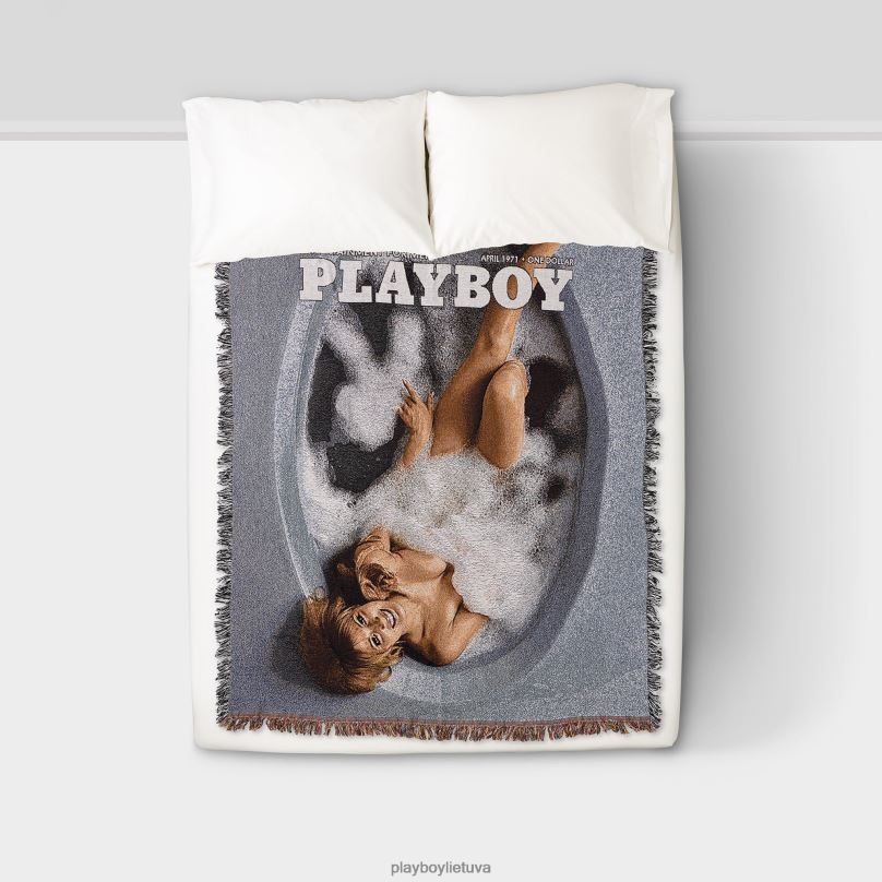 1971 m. balandžio mėn. antklodė originalus Playboy unisex priedas 64RVB894
