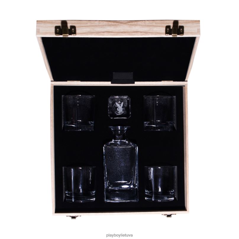 stiklo ir dekanterio rinkinys originalus Playboy unisex priedas 64RVB899