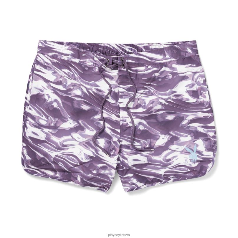 15" skysti šortai persų violetinė Playboy vyrų apranga 64RVB637