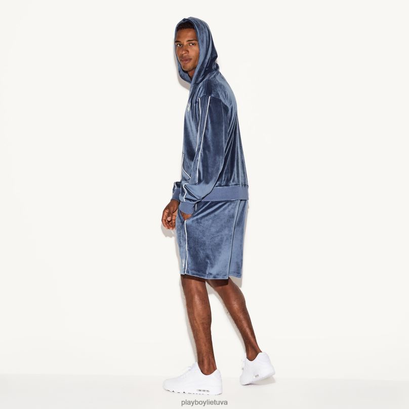 veliūrinis trumpas karinis jūrų laivynas Playboy vyrų apranga 64RVB600