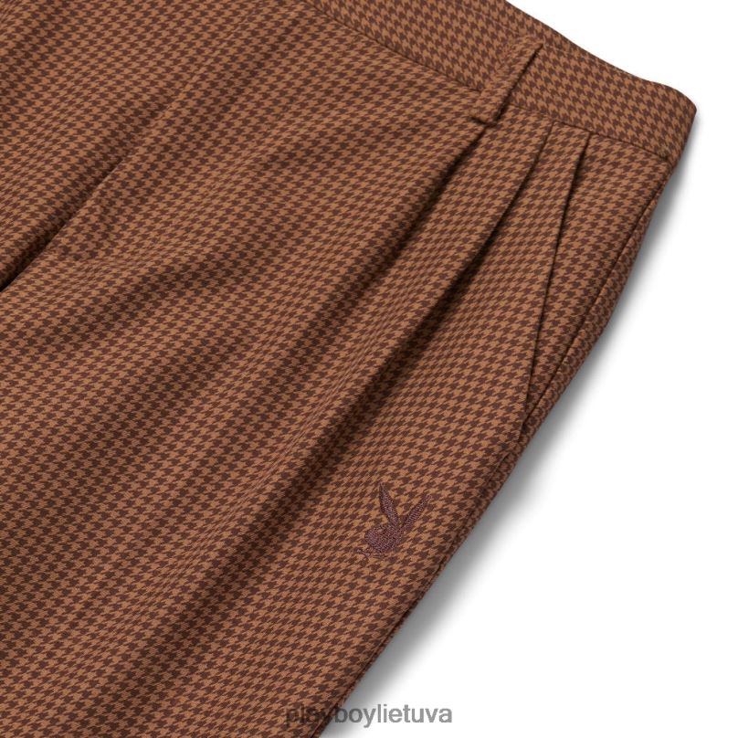 skalikas kelnės rudas Playboy vyrų apranga 64RVB556