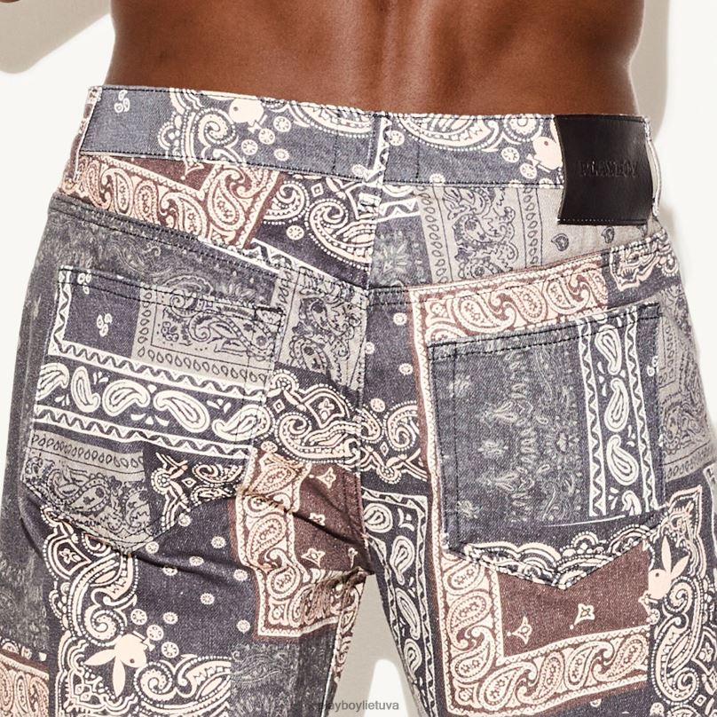 tėtis džinsas bandana Playboy vyrų apranga 64RVB547