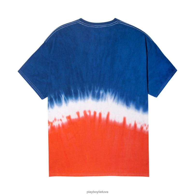 1977 m. liepos mėn. viršelio kaklaraištis dažų marškinėliai originalus Playboy vyrų apranga 64RVB277