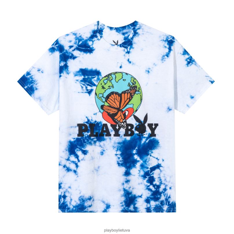 Tie-dye arba Naturall marškinėliai originalus Playboy vyrų apranga 64RVB273