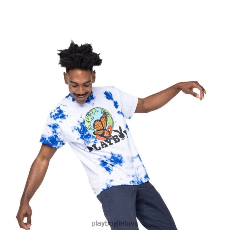 Tie-dye arba Naturall marškinėliai originalus Playboy vyrų apranga 64RVB273