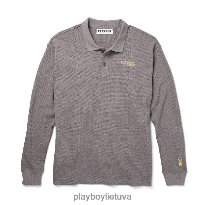 atviromis polo rankovėmis alavas Playboy vyrų apranga 64RVB286