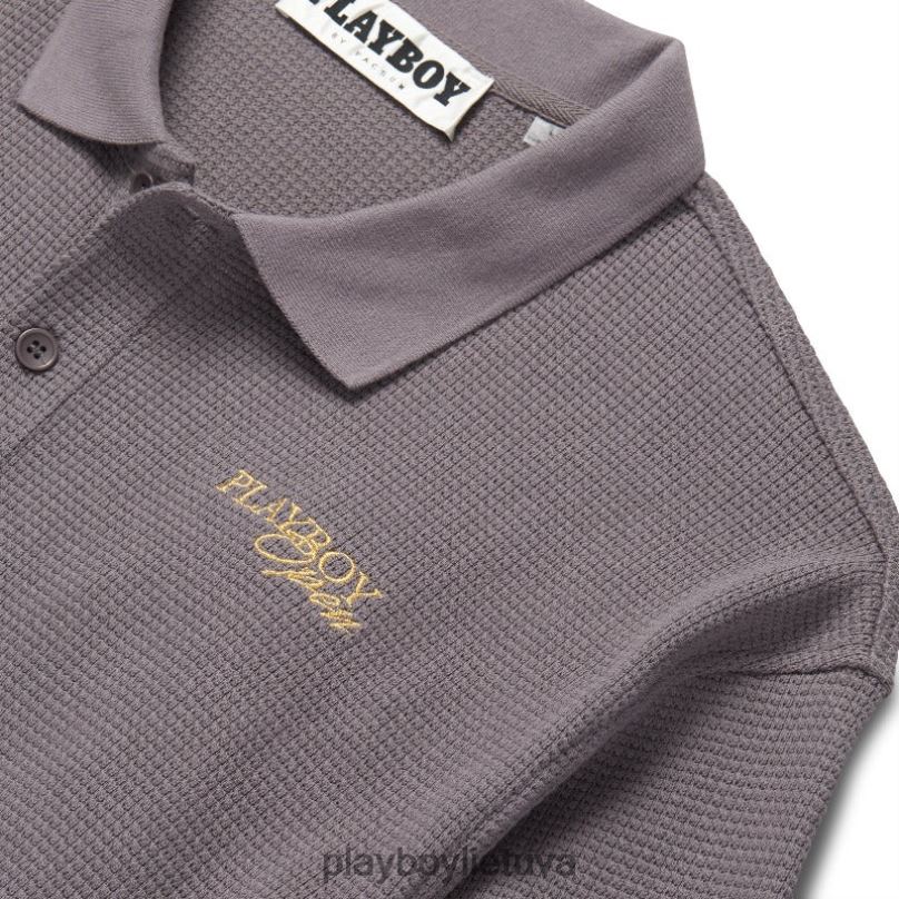 atviromis polo rankovėmis alavas Playboy vyrų apranga 64RVB286