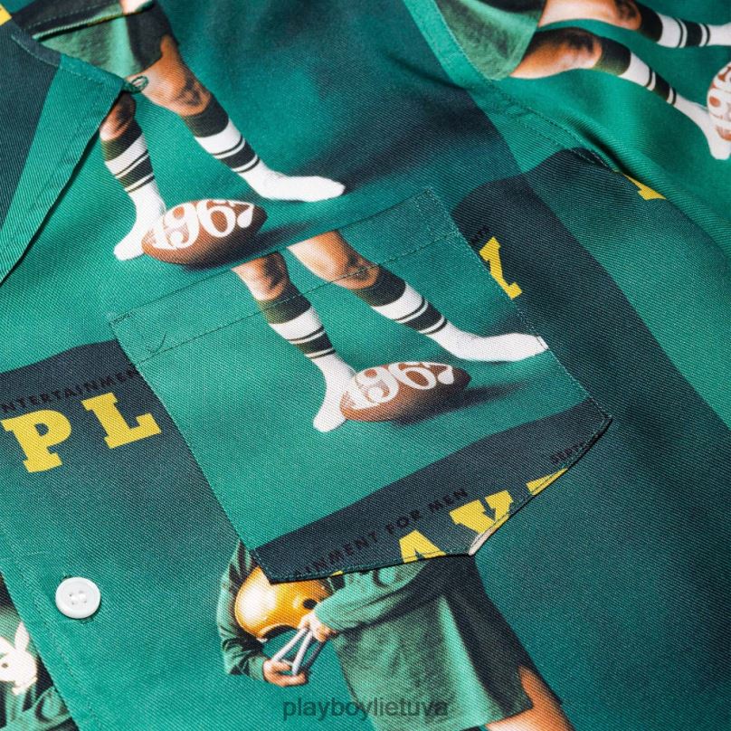 soulland 1967 m. rugsėjo stovyklos marškinėliai žalias Playboy vyrų apranga 64RVB219