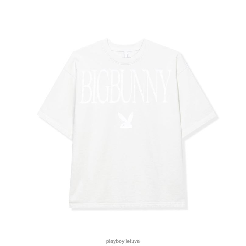 sunkus vilnos marškinėliai kaulų Playboy vyrų apranga 64RVB155