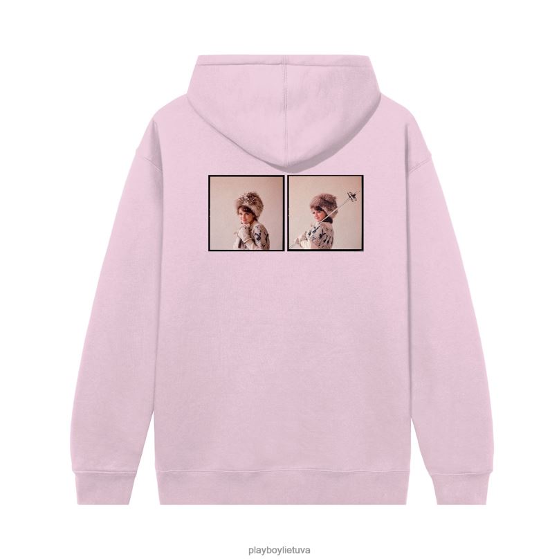 1964 m. sausio mėn. žaidimo draugės Sharon Roger džemperis rožinis Playboy vyrų apranga 64RVB446