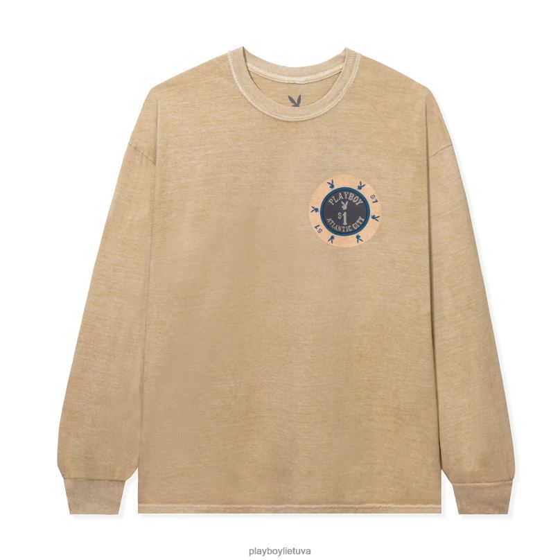Kazino marškinėliai ilgomis rankovėmis originalus Playboy vyrų apranga 64RVB484