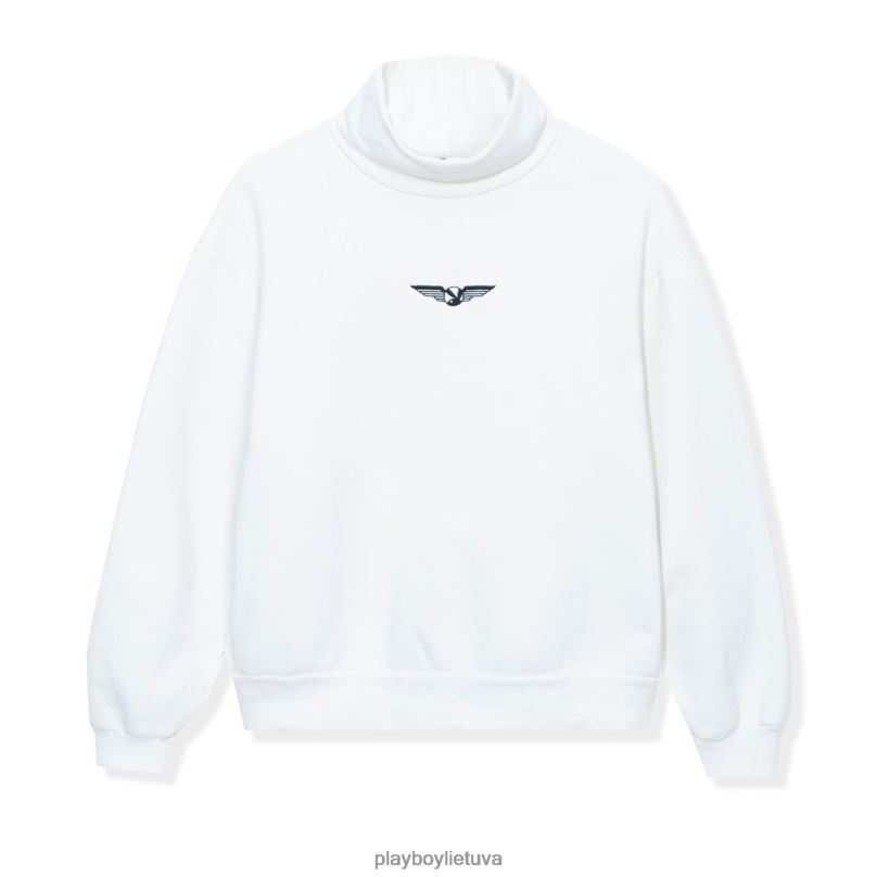 „aviation wings“ megztinis aukštu kaklu kaulų Playboy vyrų apranga 64RVB460