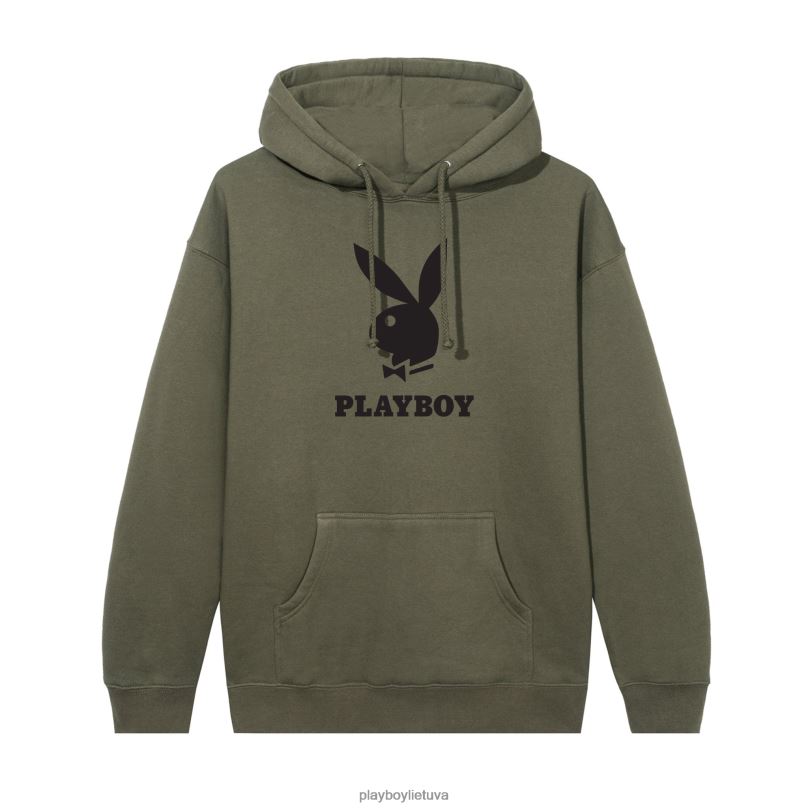džemperis su logotipu alyvuogių Playboy vyrų apranga 64RVB398