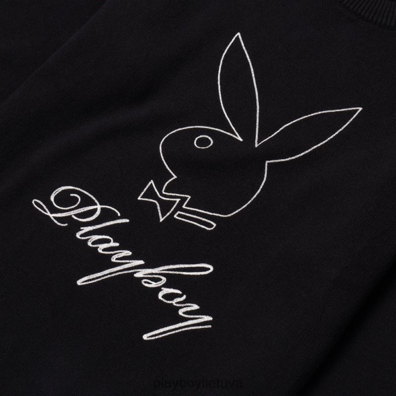 klasikinis megztinis juodas Playboy vyrų apranga 64RVB471