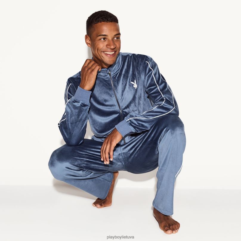 veliūrinė striukė karinis jūrų laivynas Playboy vyrų apranga 64RVB520