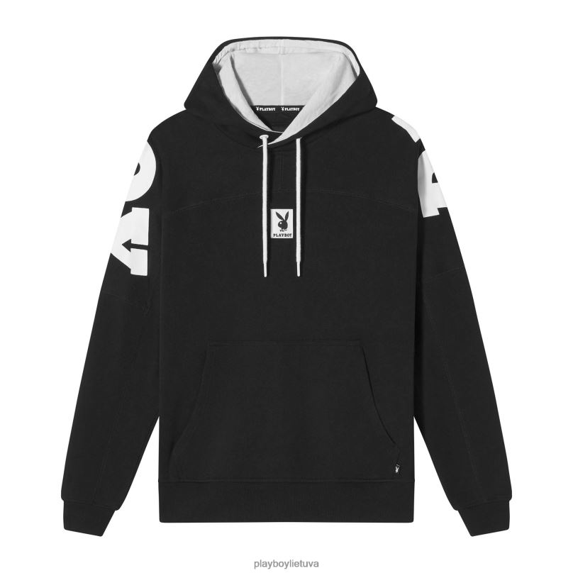 zuikio nugaros gobtuvas juodas Playboy vyrų apranga 64RVB473