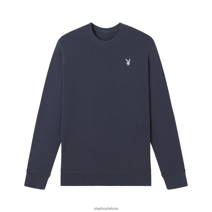 zuikio pagrindai crewneck tamsiai mėlyna Playboy vyrų apranga 64RVB515