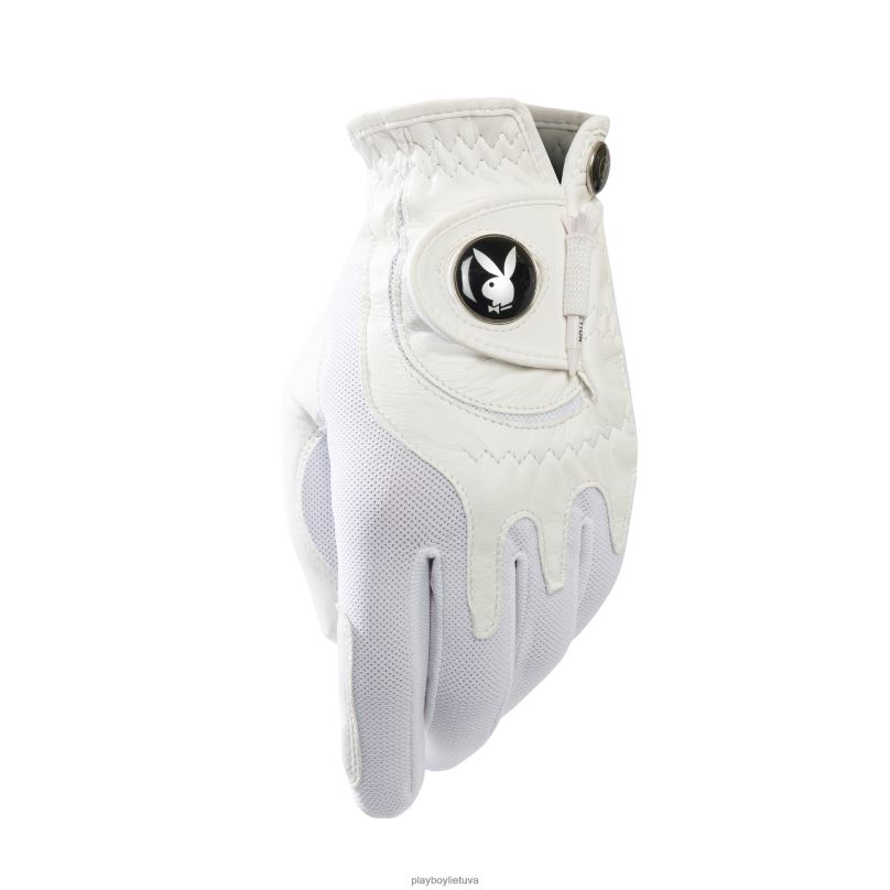 golfo pirštinė baltas Playboy vyrų priedas 64RVB824