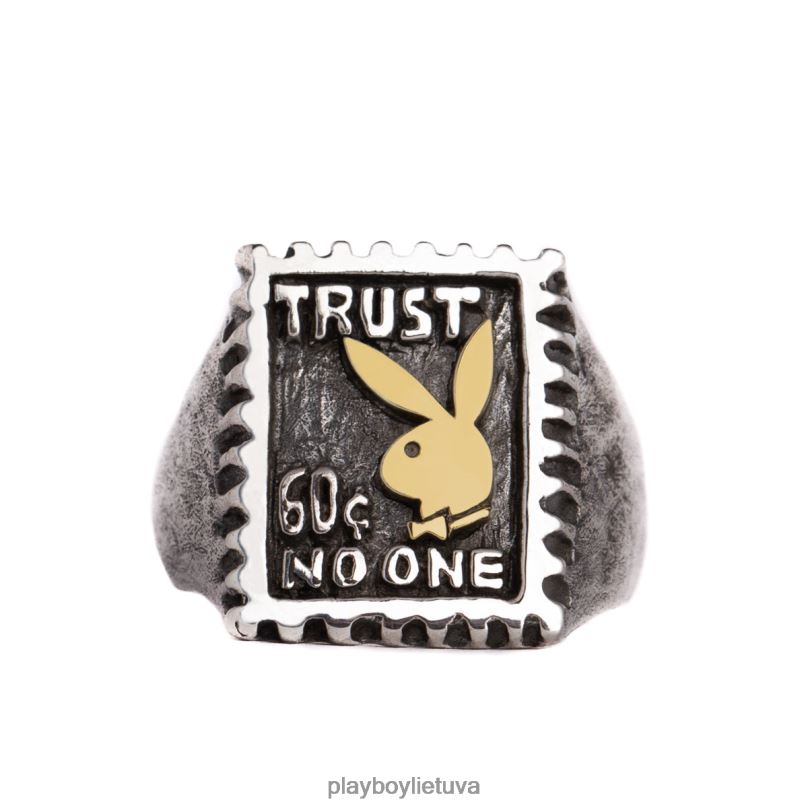 niekuo nepasitikėk žiedu originalus Playboy vyrų priedas 64RVB871