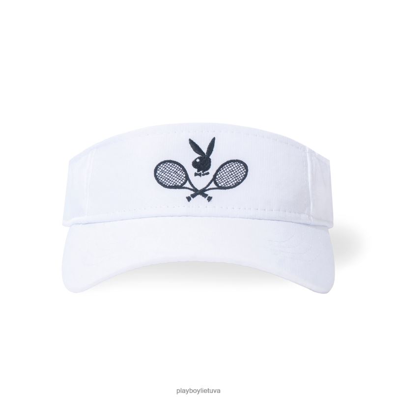 sportinis ripstop skydelis baltas Playboy vyrų priedas 64RVB800